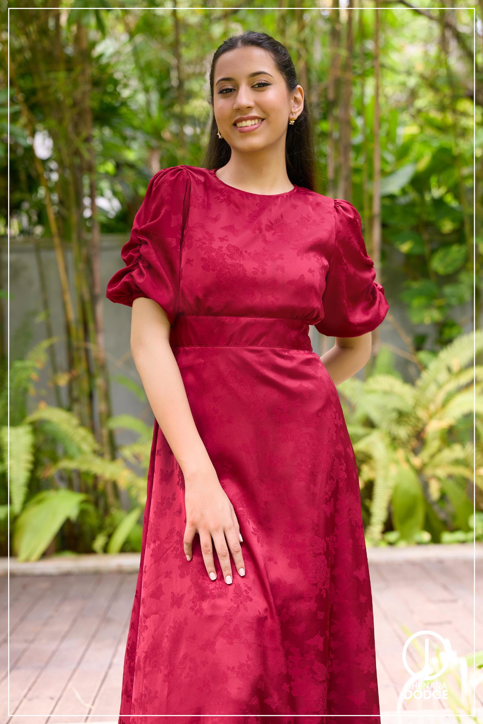 RUBIS Long Flared Dress main image 0